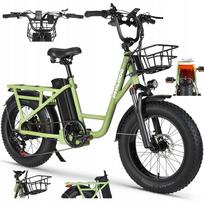 Elektrinis dviratis PHILODO T1, 20", 1000W, 20Ah, iki 45 km/h, 100 km, hidrauliniai stabdžiai