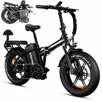 Elektrinis motoroleris Rattan, 1800W, 48V, 40,5Ah, 51 km/val., storos padangos, Shimano 7