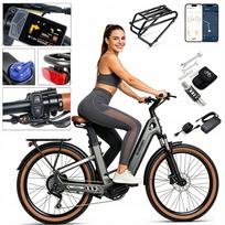 Elektrinis paspirtukas Mihogo Air Max, 900W, 48V 19.2Ah, 40 km/h, su GPS, alyvos stabdžiai