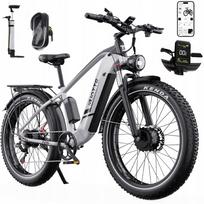 Elektrinis dviratis Duotts F26, 48V/20Ah, 2x750W, 26", iki 55 km/h, su SAMSUNG baterija, PL programėlė