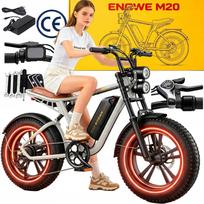 Elektrinis dviratis ENGWE M20, 1000W, 48V 13Ah, 25 km/h, 150 km, 20" riebios padangos