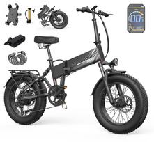 Sulankstomas elektrinis dviratis ZAZAWORK CF1000, 20Ah, 1500W, 45 km/h, 120 km, 20