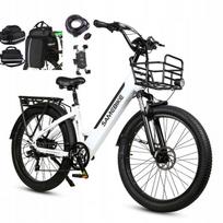 Elektrinis dviratis Samebike RSA01 PLUS, 26"x3.0, 750W, 48V 14Ah, 110 km, 40 km/h, su krepšiu