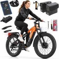 Elektrinis motoroleris ZAZAWORK CF26 MAX, 2000W, 48V 25Ah, storos padangos, iki 50 km/h