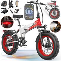 Sulankstomas elektrinis dviratis ZAZAWORK CF1000, 20 Ah, 1500 W, 45 km/h, 120 km, 20