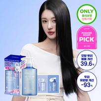KUNDAL Hyaluron Airy Volume Shampoo 500ml Blossom Breeze Set (+Shampoo 30ml, Treatment 30ml) Shampoo 500ml  Breeze Set black
