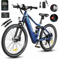 Elektrinis dviratis Samebike XD26-II, 750W, 14Ah, iki 40 km/h, 110 km, su hidrauline stabdžių sistema