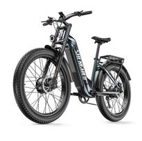 Elektrinis dviratis Shengmilo S700pro, 2000W, 25Ah, 45 km/h, 26" ratai, su dviem varikliais
