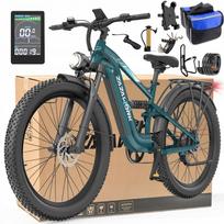 Elektrinis motoroleris ZAZAWORK 1000W 48V 20Ah, 45 km/val., LG dvigubas variklis