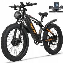 Elektrinis dviratis RICH BIT C01, 3000W, dviem varikliais, 26", 48V 20Ah, iki 63 km/h, bekelės