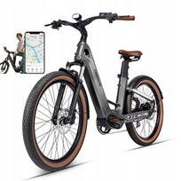Elektrinis dviratis Mihogo Air Max 26", 900W, 48V, 19.2Ah, iki 40 km/val., su APP ir GPS