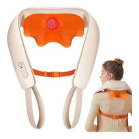 Belaidis kaklo ir pečių masažuoklis su 4D Shiatsu masažu ir grafeno šildymu