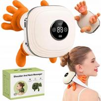 Kaklo ir nugaros masažuoklis SHIATSU, su šildymu, belaidis, USB