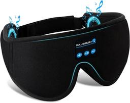 Miego kaukė su „Bluetooth“ 3D ausinėmis ir šviesos blokavimu