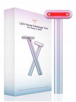 Veido masažuoklis EMS su raudona LED šviesa, 4in1, USB