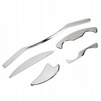 5 dalių nerūdijančio plieno Gua Sha rinkinys