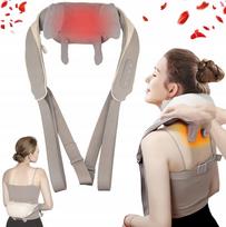 Belaidis šildomas pečių, sprando ir pėdų shiatsu masažuoklis