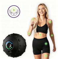 Elektrinis masažinis volelis su vibracija fascijoms ir raumenims, 3.7V