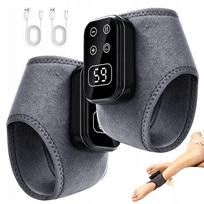 Pėdų ir blauzdų masažuoklis 3 in 1, belaidis, su vibracija ir šildymu, USB