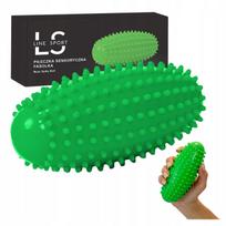 Masažinis sensorinis kamuoliukas „Beans“, žalias, PVC
