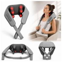 Belaidis kaklo ir nugaros masažuoklis su šildymu, Shiatsu diržas
