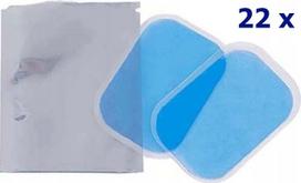 22 geliniai elektrodų padeliai EMS elektrostimuliatoriams