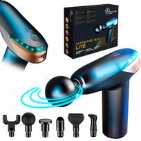 Masažuoklis Extralink Massage Gun Lite, 3200 aps./min., 6 antgaliai