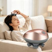 Elektrinis galvos masažuoklis, 3 greičių, nešiojamas