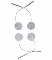 Apvalūs geliniai elektrodai, 25 mm, 2 mm jungtis, 4 vnt.
