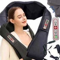Kaklo ir nugaros masažuoklis su Shiatsu masažo galvutėmis