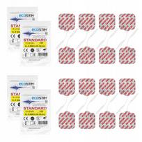Medicininiai geliniai elektrodai ECOSTIM, savaime prilimpantys, 5x5 cm, 16 vnt., TENS aparatams