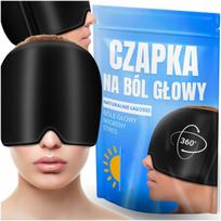 Galvos skausmo šalčio kompresas–maska nuo migrenos