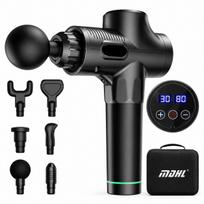Masažuoklis Massage Gun Pro, nugarai, pėdoms ir kūnui, USB-C