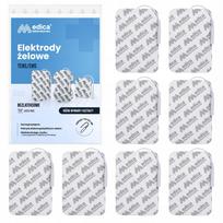 Elektrodų pagalvėlės TENS/EMS elektrostimuliacijai, 8 vnt., 9x6 cm, pin jungtis