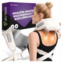 Kaklo ir nugaros shiatsu masažuoklis su šildymo funkcija