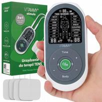 Raumenų elektrostimuliatorius VITAMMY STIMULA masažui ir elektroterapijai