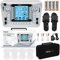 Raumenų elektrostimuliatorius TENS/EMS su elektrodais ir baterijomis, XXL rinkinys