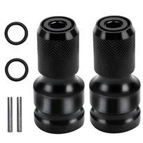 Grąžto antgalių adapteriai, 1/2" kvadratas į 1/4" šešiakampį, 2 vnt.