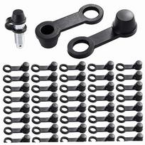 Guminiai stabdžių nuorinimo varžto dangteliai 8 mm, 40 vnt., su metalu