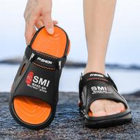 Men's 2025 Summer Non-Slip Height-Boosting Clog-Style Slippers: Outdoor, Odor-Resistant, Wear-Resistant, Breathable. beige