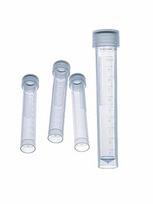 Laboratoriniai mėgintuvėliai su srieginiais dangteliais, 10 ml, 50 vnt., PP, mokykloms