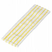 Grindų šluostė CleanPRO DUO, mikropluošto, 40 cm, geltoni kraštai