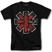 Red Hot Chili Peppers Shirt Rock Merch Concert Tour Vntg Graphic T-Shirt S brown