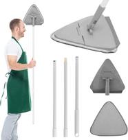 Grindų plovimo šluota 3 viename, 130 cm kotas