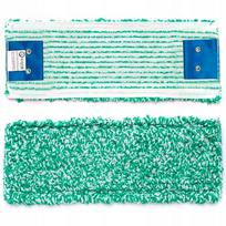 Mikropluošto grindų šluostė su laikikliu, žalia, 40x13 cm