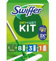 Grindų valymo rinkinys Swiffer 3in1 su šluoste ir papildymais