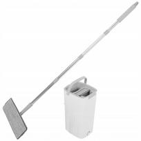 Grindų plovimo rinkinys su plokščiu mopu ir kibiru