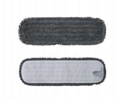 Mikropluošto grindų šluostė su „Velcro“, 47 x 13 cm, pilka, Merida SKP340