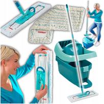 Grindų plovimo rinkinys Leifheit Profi su plokščiu šepečiu ir kibiru, 42 cm