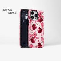 26 years old new cherry bow mobile phone case magsafe protective case for Apple 17/16/15 mobile phone case apple 17pro black